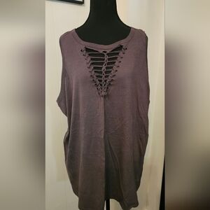Torrid Gray Tank Top 4X